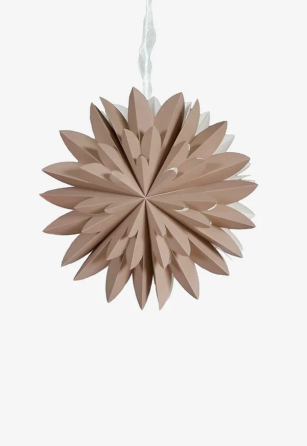 Beige PR Home-adventsstjärna i riktigt fin modell.