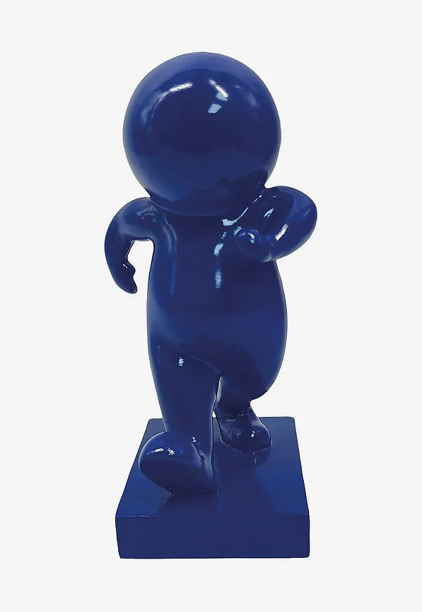 Mysig staty i blått från Present Time.