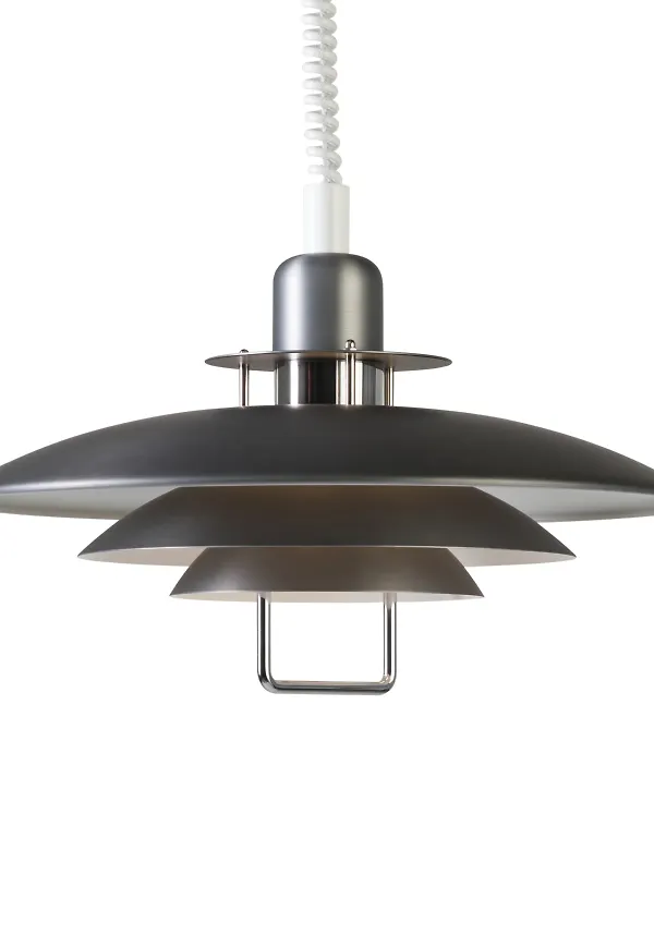 Mysig lampa i grått från Belid.