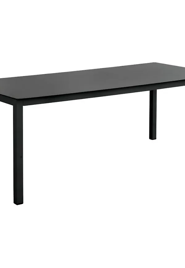 Stilren aluminiumbord i svart från Brafab.