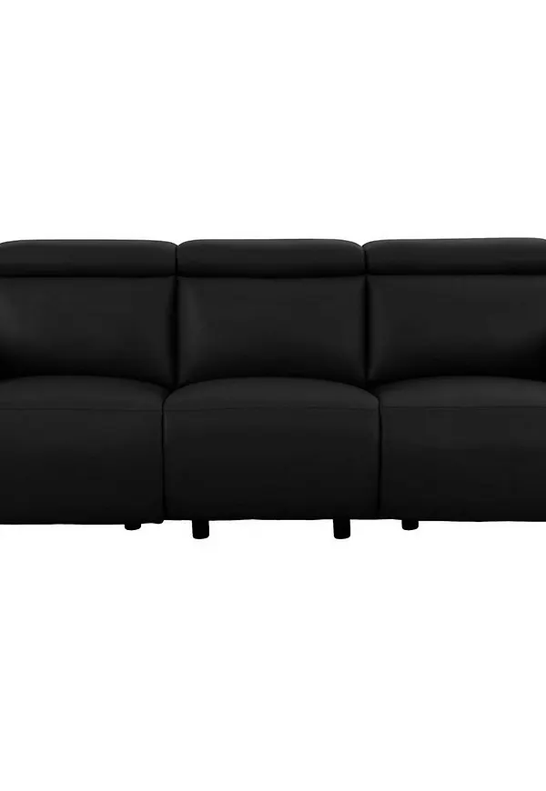 Svart Loft24-bomullssoffa i cool modell.