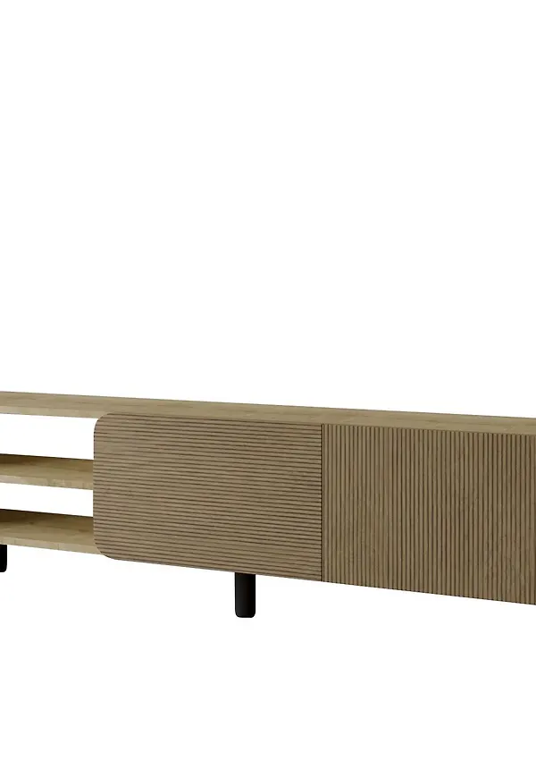 Stilriktig bänk i beige färg gjord i ek.