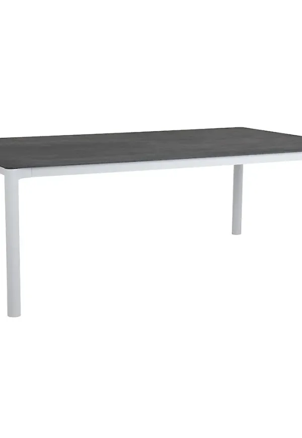 Grå Brafab-matbord i moderiktig modell.