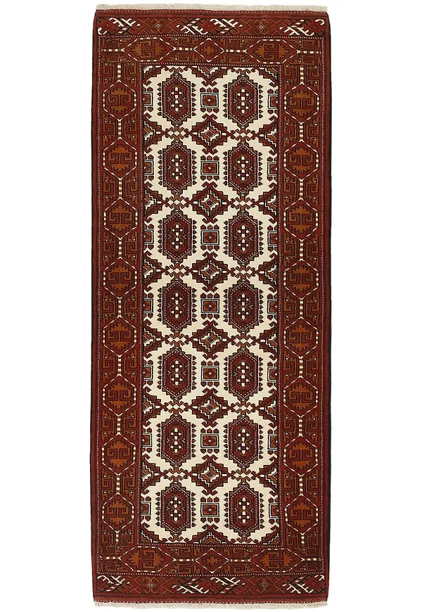 Röd ullmatta som passar perfekt till hösten 2025!