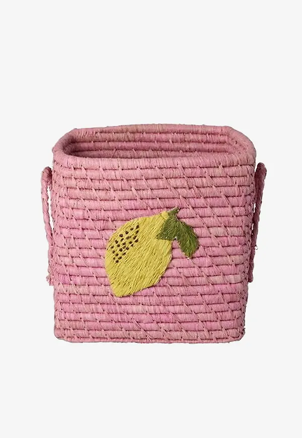 Rosa RICE-korg i stilriktig modell.