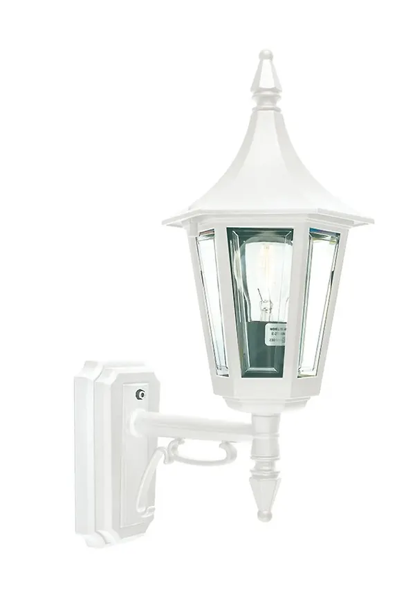 Riktigt trendig vägglampa i aluminium från Norlys.