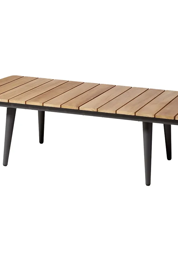 Stilriktig soffbord i aluminium från Cinas.