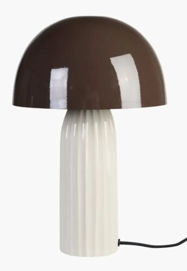 Fantastiskt snygg brun lampa 2025 från hemtex.