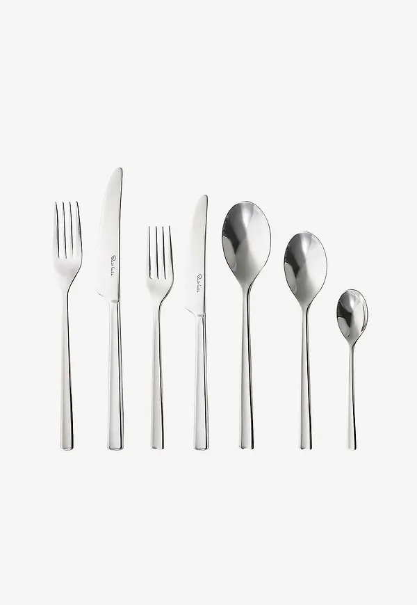 Ikonisk tesked i silver från Robert Welch.