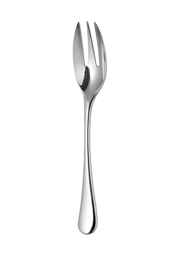 Silverfärgad Robert Welch-bestick i elegant modell.