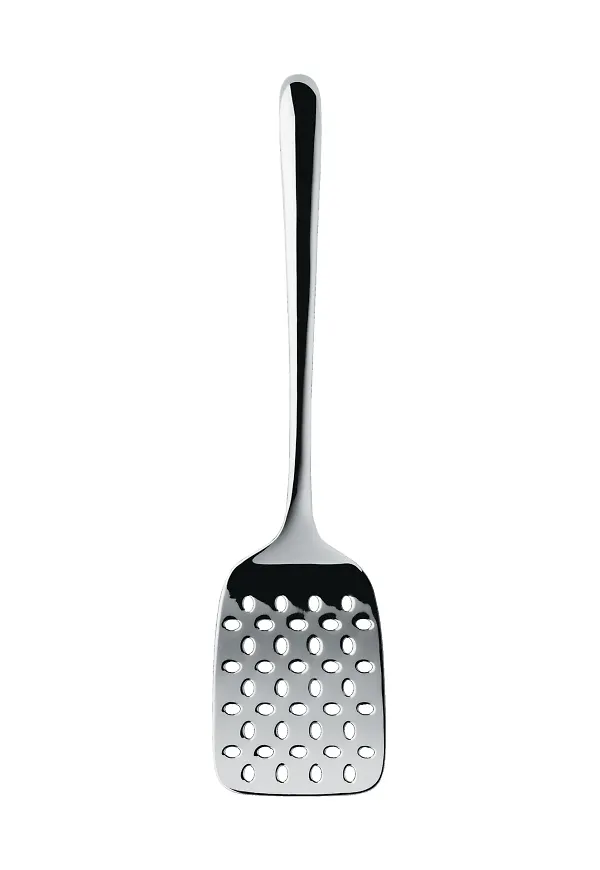 Silverfärgad Robert Welch-stekspade i riktigt trendig modell.