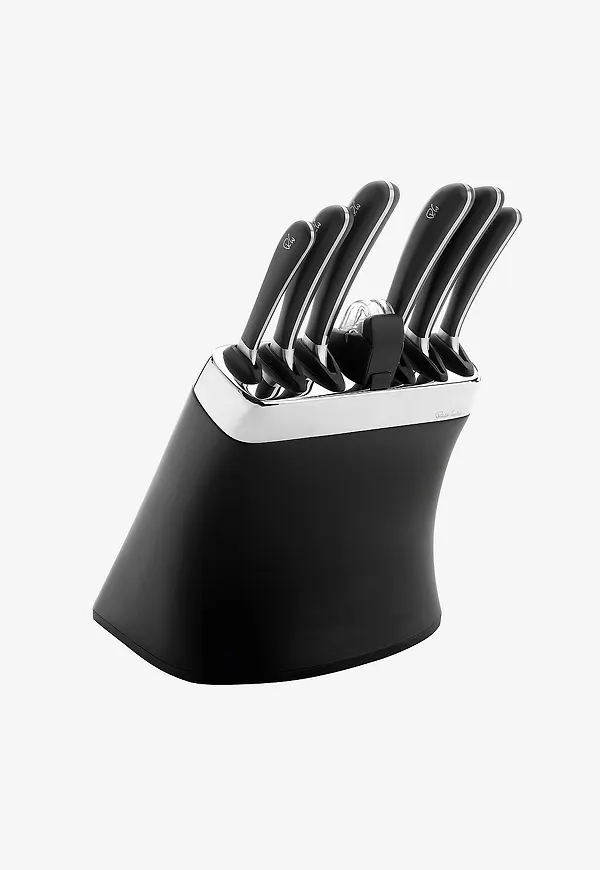 Snygg knivset i svart från Robert Welch.