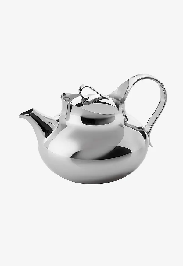 Klassisk tekanna i silver från Robert Welch.