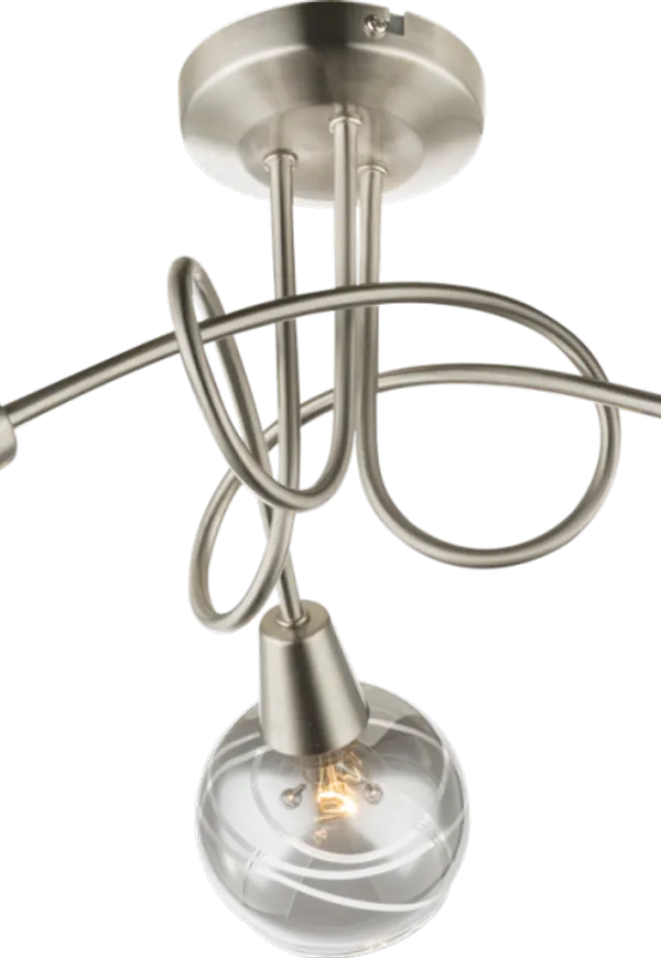 Stilriktig taklampa 2025 från Globo Lighting.