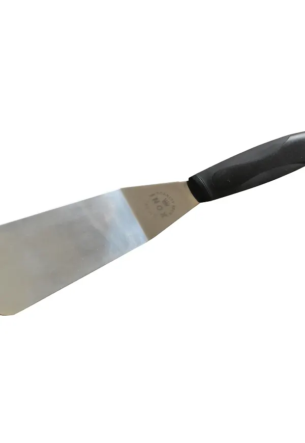 Jättefin stekspade i silverfärgade från Ronneby Bruk.