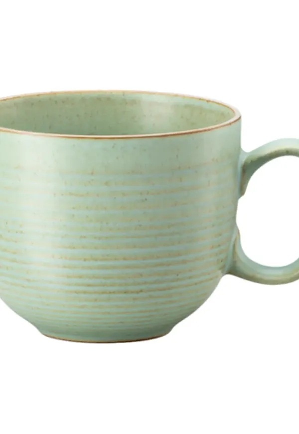 Supersnygg cappuccinokopp i grönt från Rosenthal.