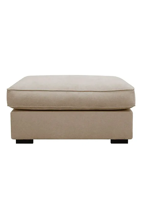 Beige Scandinavian Choice-fotpall i vacker modell.