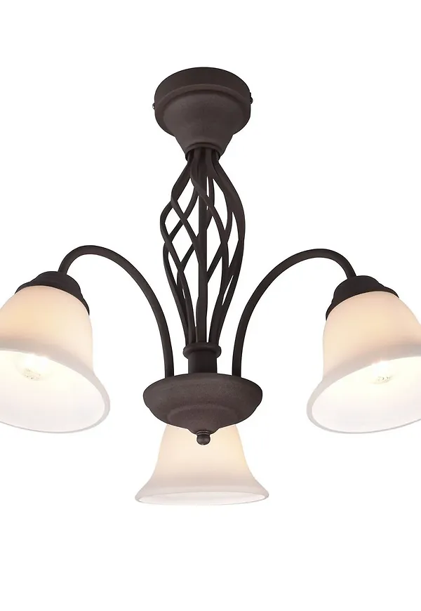 Otroligt snygg hänglampa i brunt från Trio Lighting.