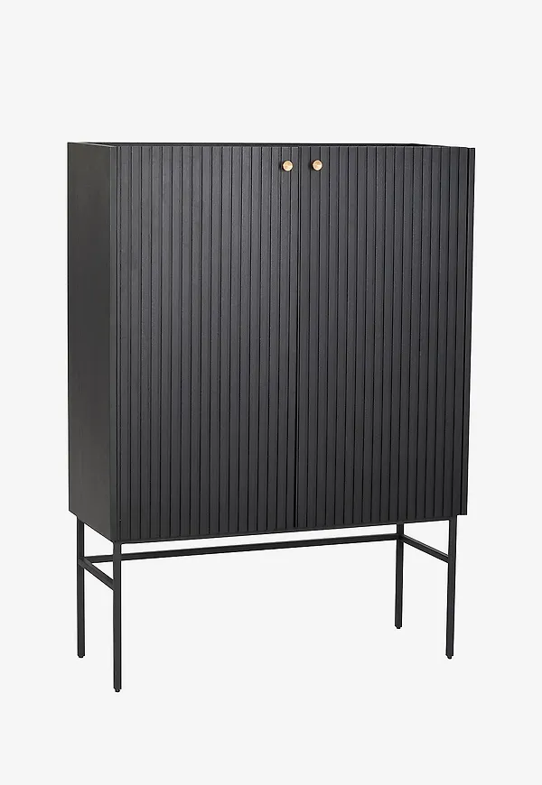 Fantastiskt snygg svart skåp i ek från Rowico Home.