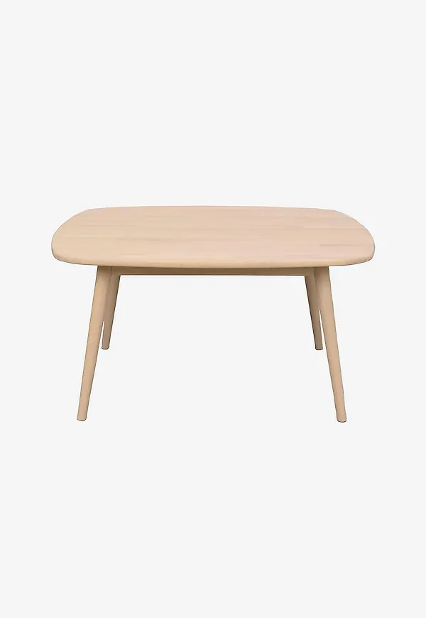 Komfortabel bord i vit färg gjord i ek.