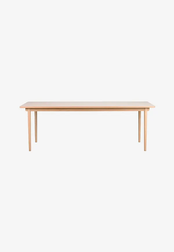 Vit Rowico Home-matbord i ek i fin modell.
