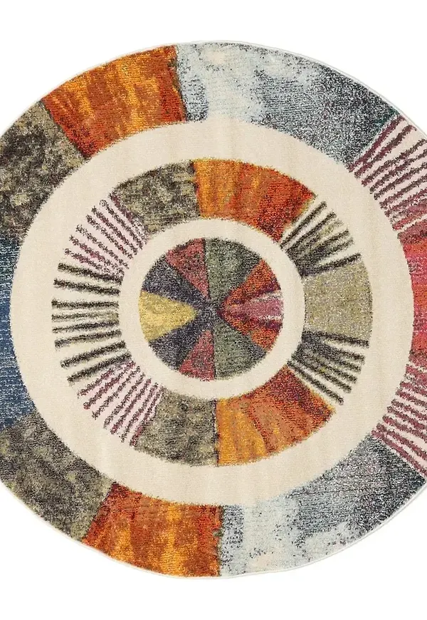 Skön flerfärgad matta 2026 från Rugvista x Mjuk.