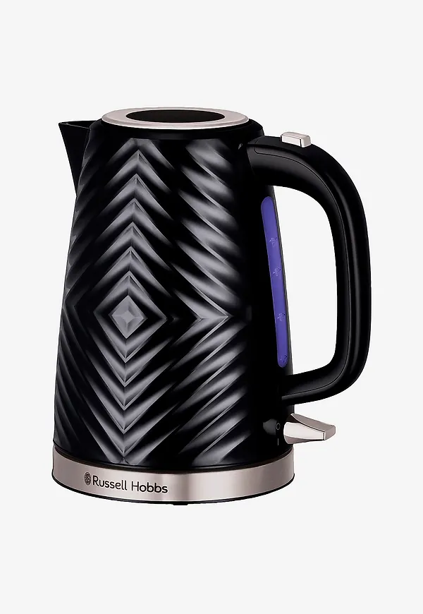 Riktigt snygg vattenkokare i blått från Russell Hobbs.