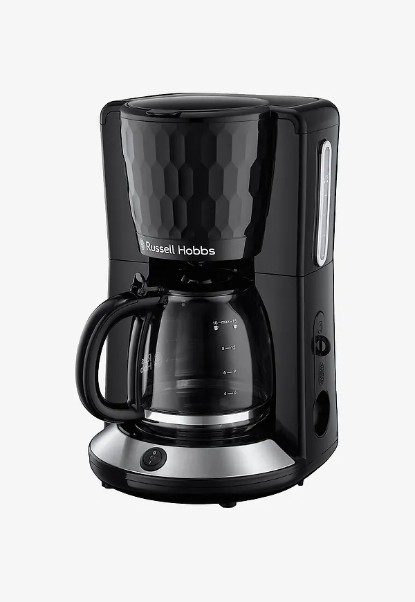 Snygg kaffebryggare i blått från Russell Hobbs.