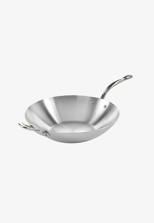 Härlig wok i aluminium från Samuel Groves.