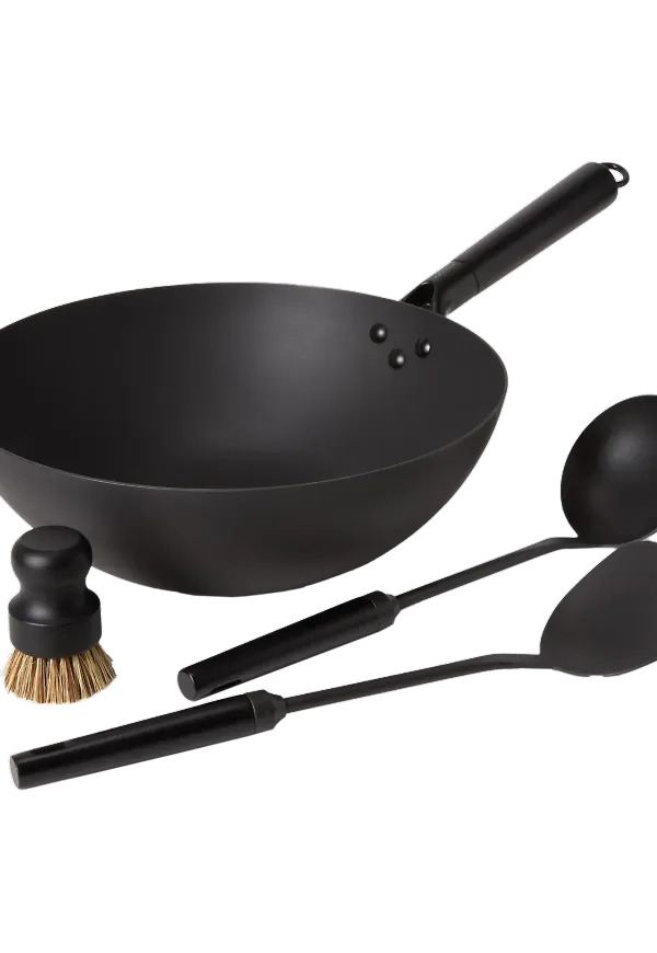 Härlig wok i svart från Satake.