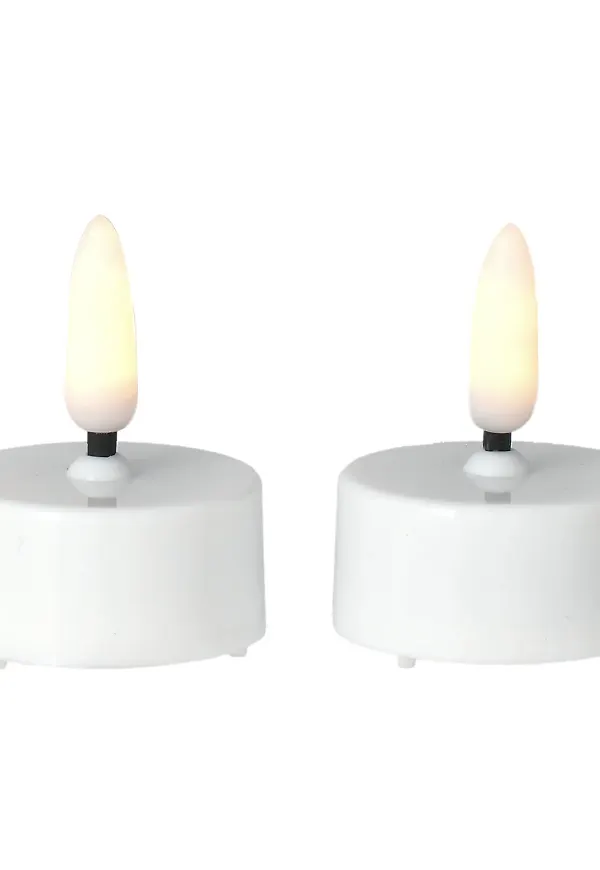 Stilriktig värmeljus i vitt från Scandi Essentials.