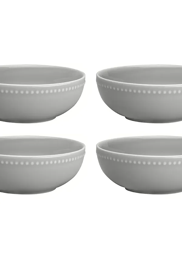 Grå Scandi Living-frukostskål i otroligt fin modell.