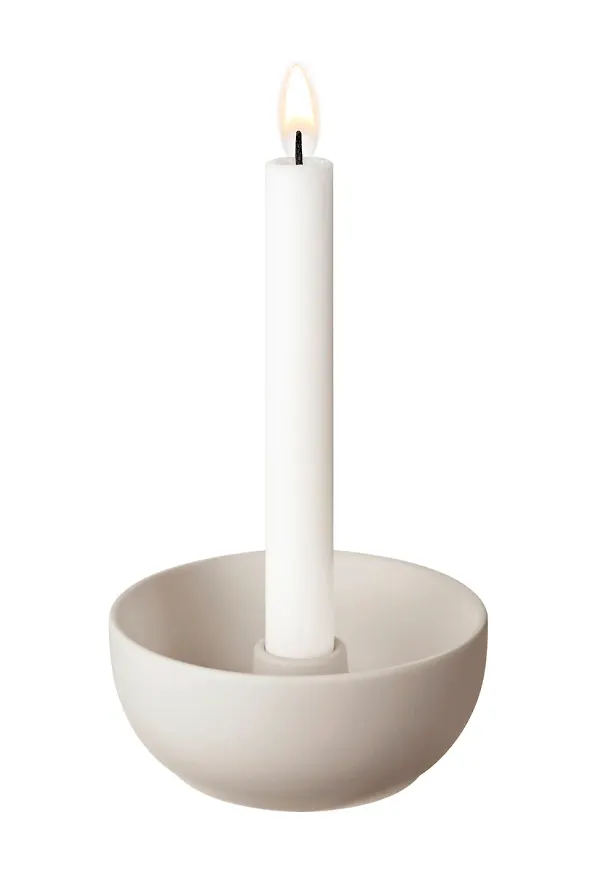Beige Scandi Living-ljusstake i superfin modell.