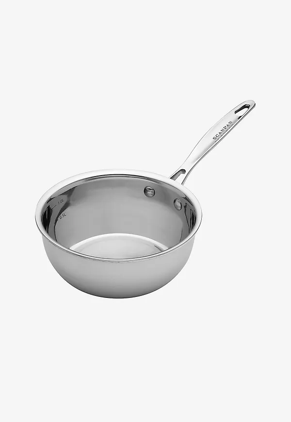 Silver Scanpan-sauteuse i fantastiskt fin modell.