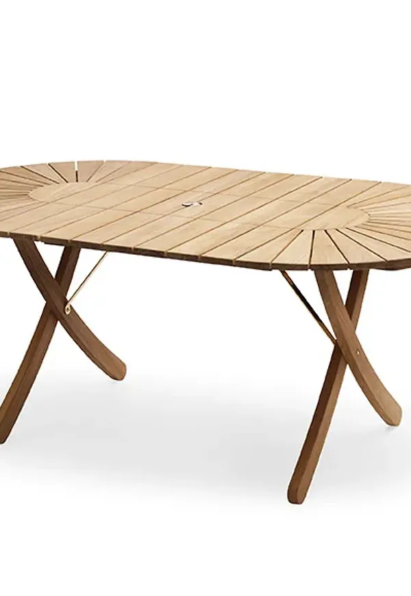 Otroligt fin teakutemöbel 2025 från Skagerak.