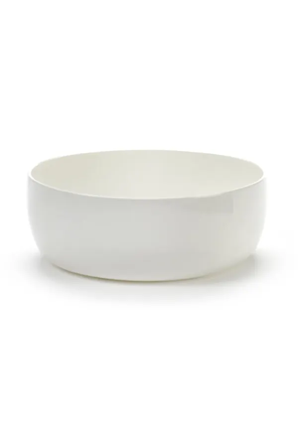 Vit Serax-frukostskål i fantastiskt snygg modell.