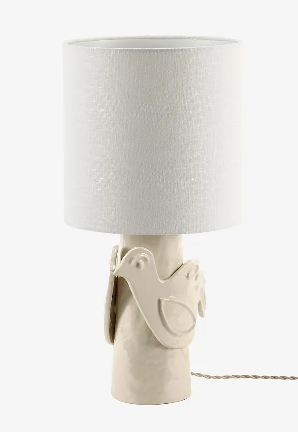 Exklusiv bordslampa i linne från Serax.