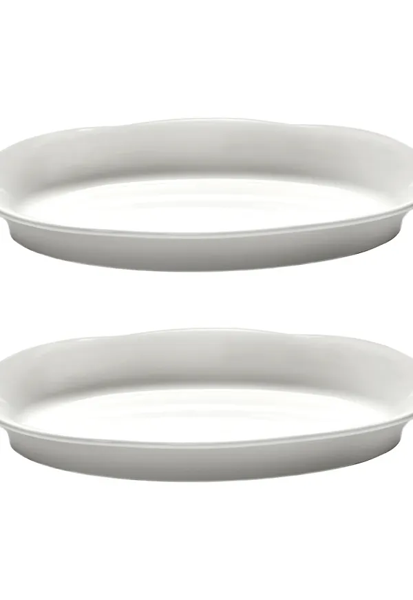 Elegant tallrik i vitt från Serax.
