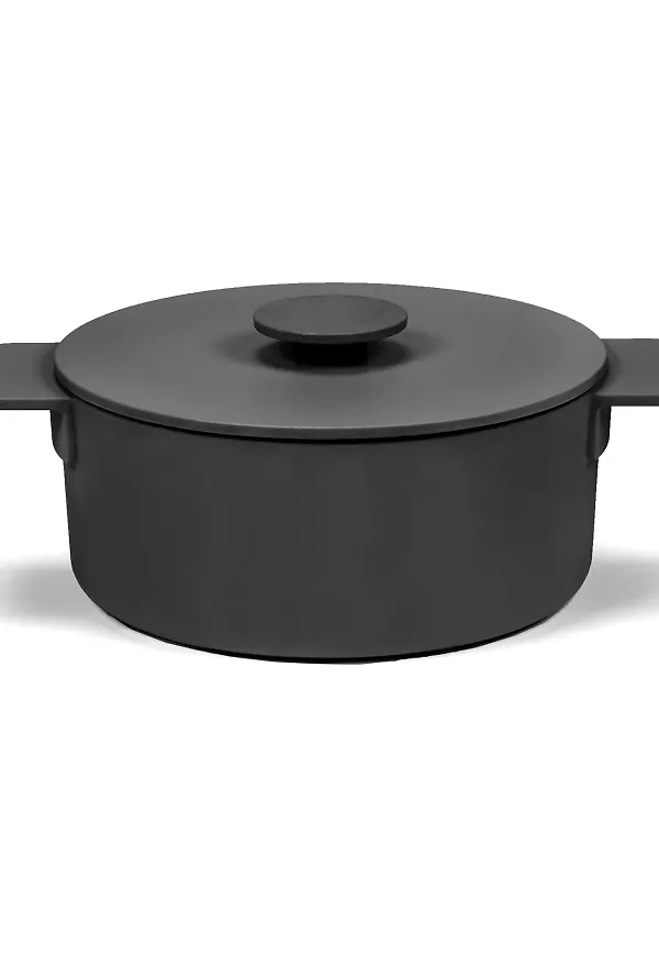Klassisk gjutjärnsgryta i svart från Serax.
