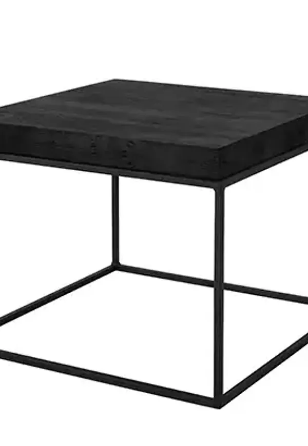 Härlig avlastningsbord i svart färg gjord i ek.