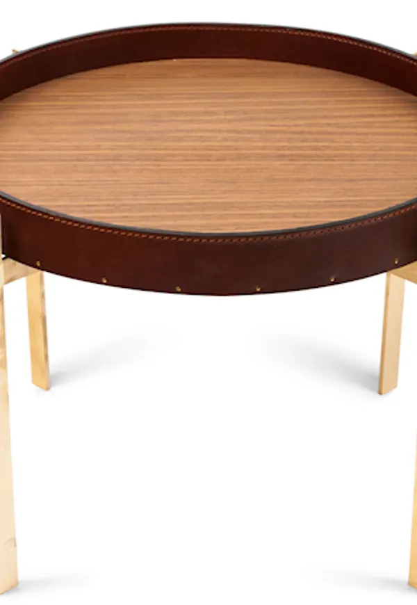 Cool teakbord i brunt från OX DENMARQ.