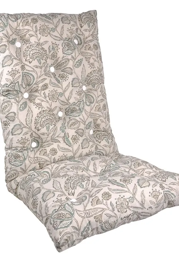 Beige Fritab-sittdyna i härlig modell.