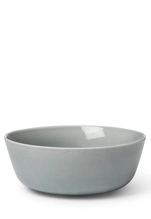Ljusblå Granit-frukostskål i modern modell.