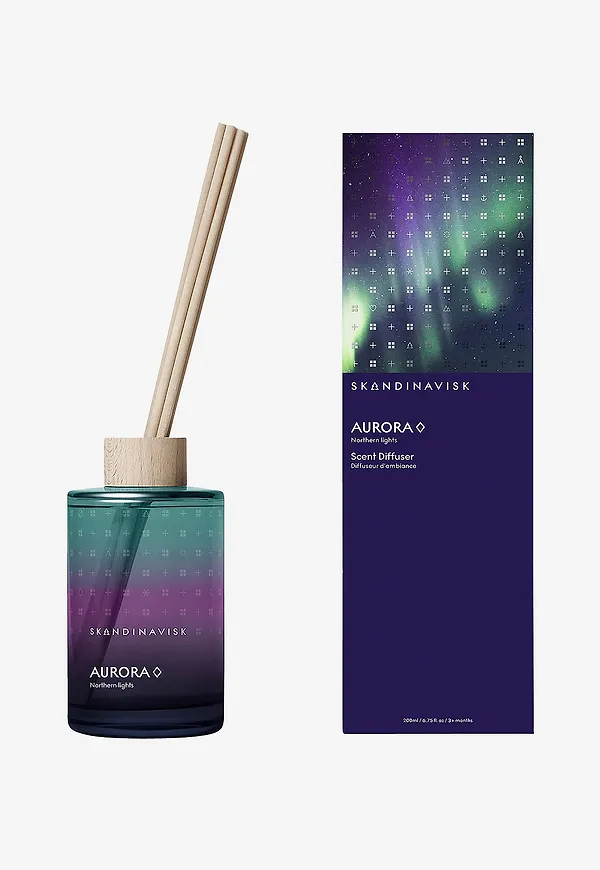 Blå Skandinavisk-diffuser i trendig modell.
