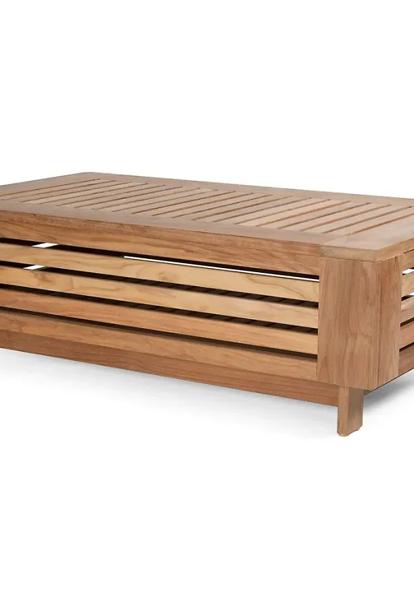 Fantastiskt snygg teaksoffbord 2025 från Skargaarden.