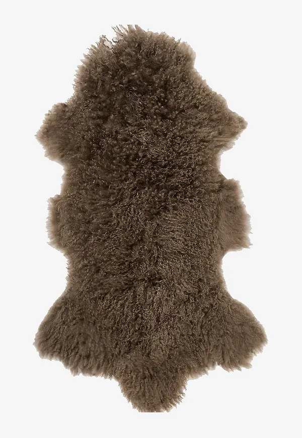 Brun Skinnwille-skinnmatta i klassisk modell.