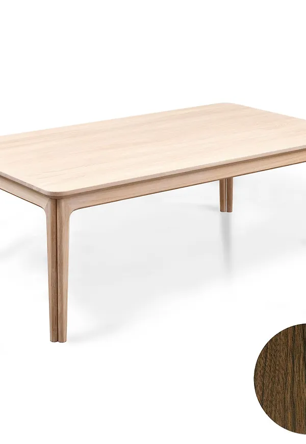 Fantastiskt fin soffbord i valnöt från Skovby.