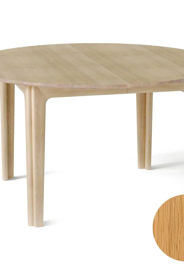 Superfin matbord i ek från Skovby.