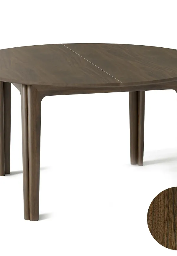 Moderiktig matbord i valnöt från Skovby.