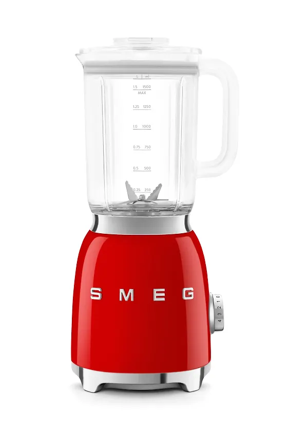 Fantastiskt fin blender i rött från Smeg.